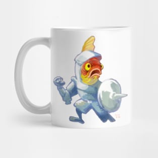 Goldfish Knight Mug